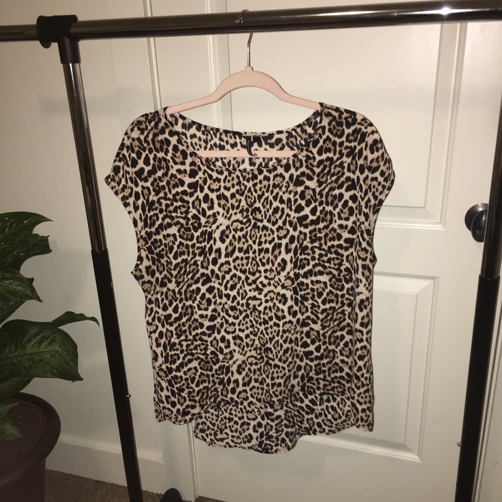 Leopard print blouse